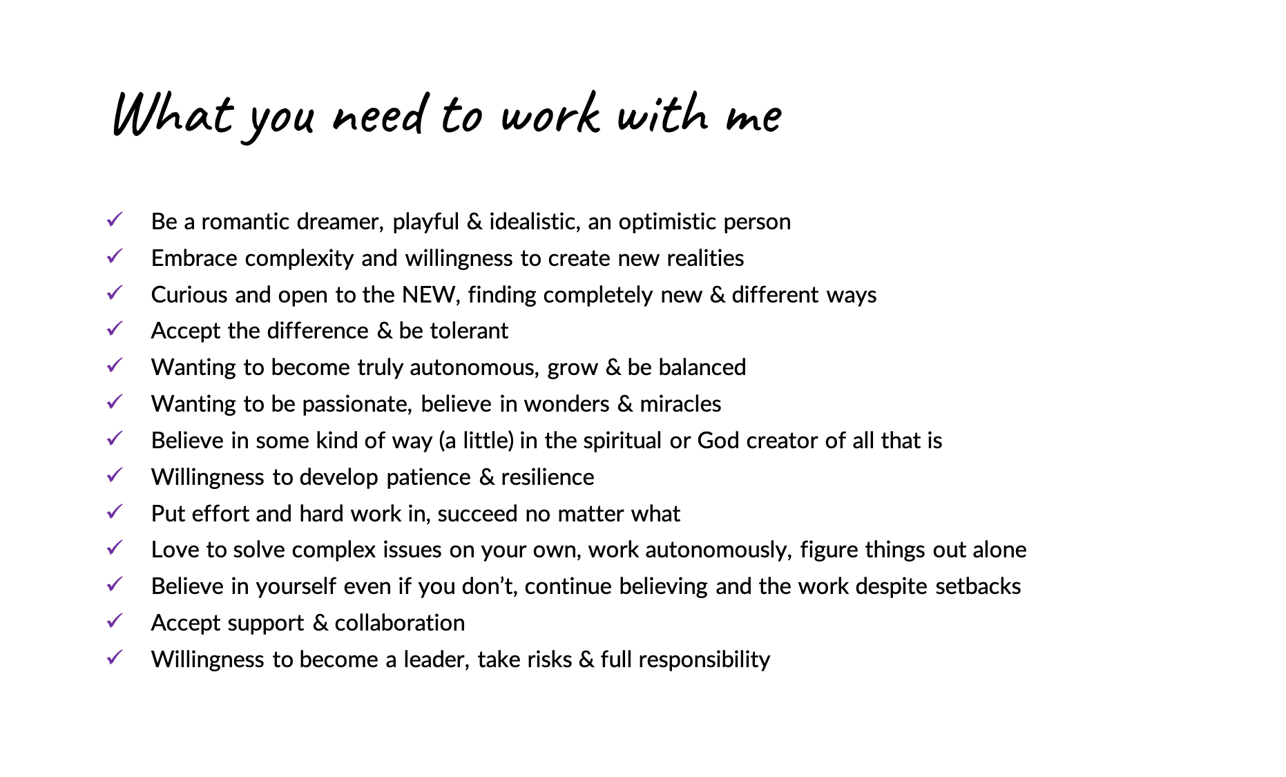 What you need when working with me_spiritual awakening