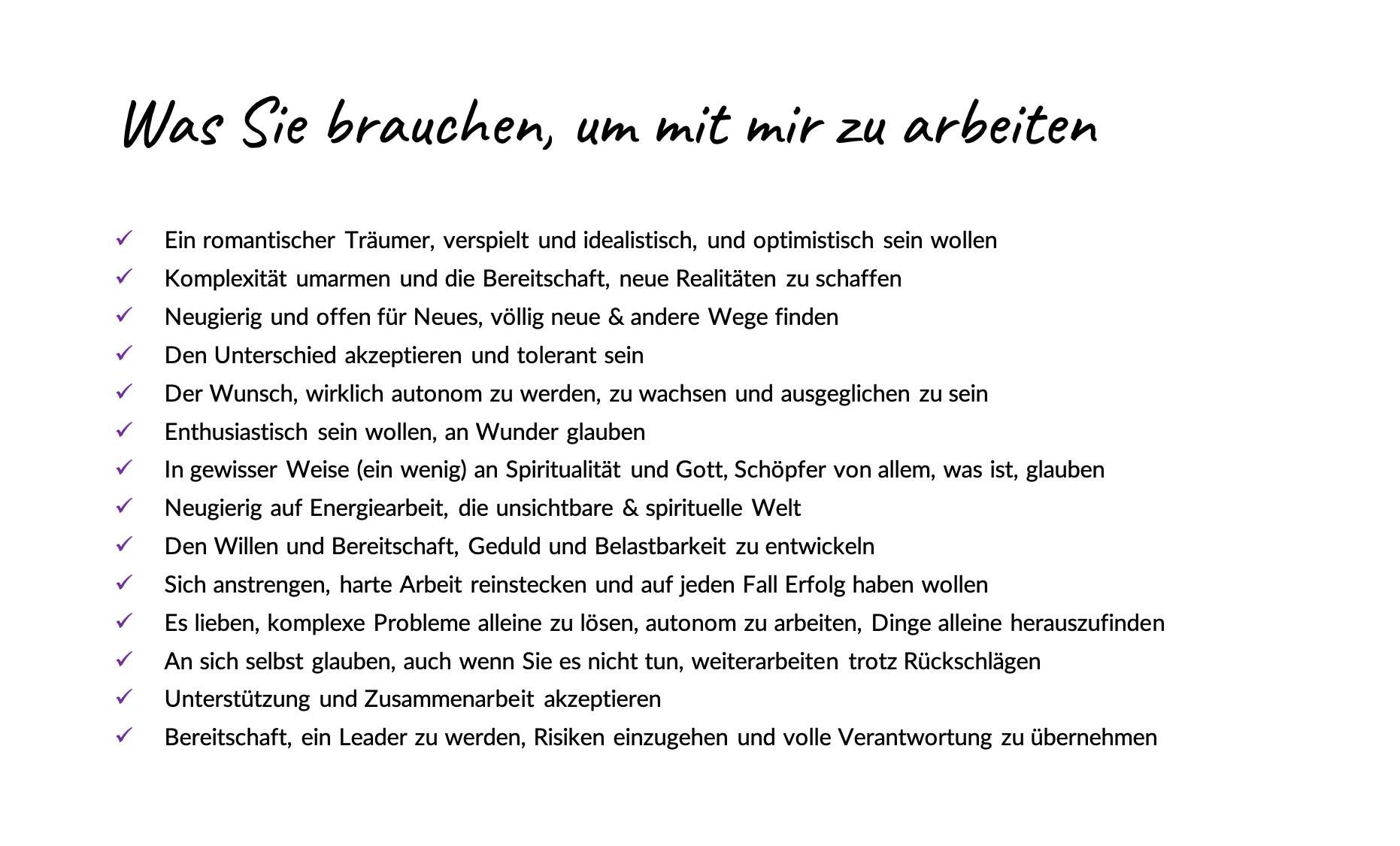 Was Sie brauchen Spiritualität Was Sie brauchen Spiritualität
