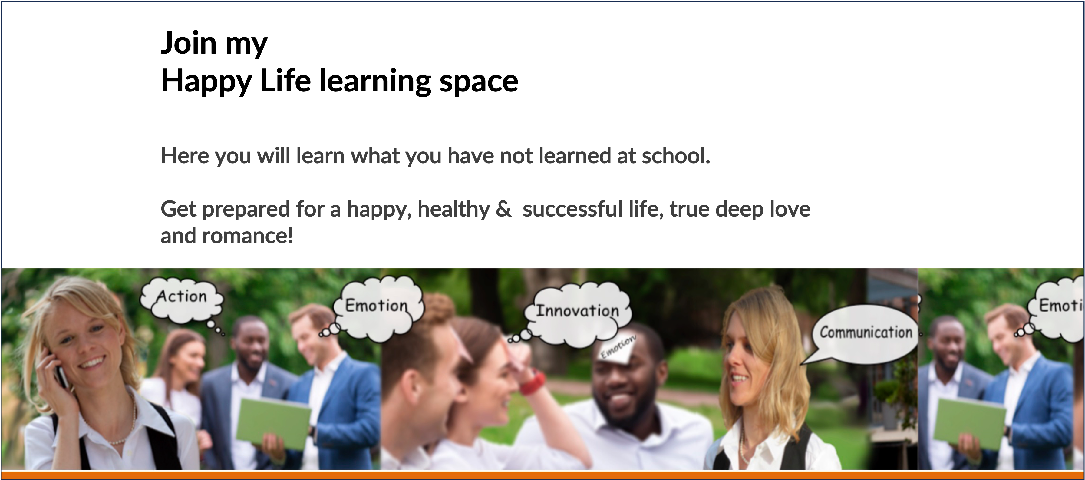 Join my Happy Life learning space