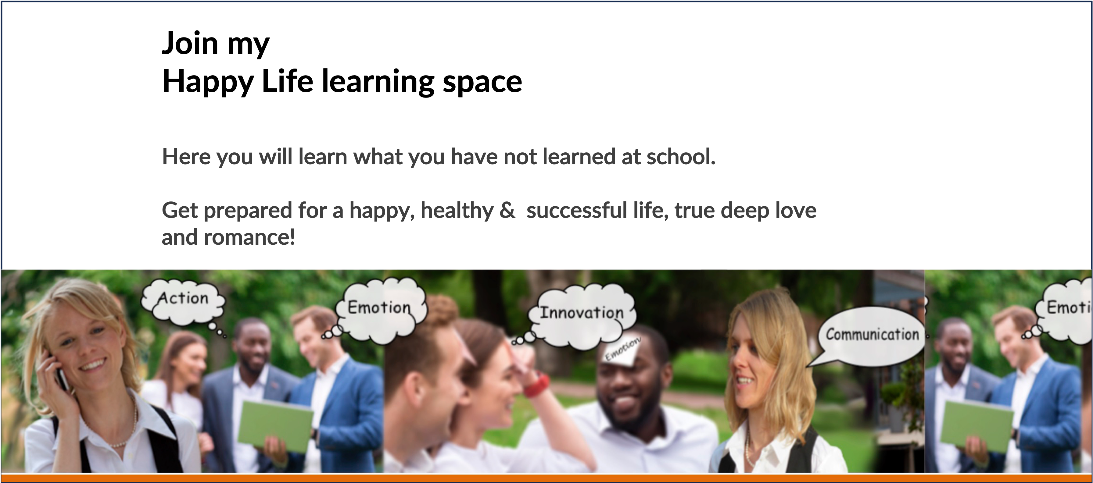 Join my Happy Life learning space Join my Happy Life learning space