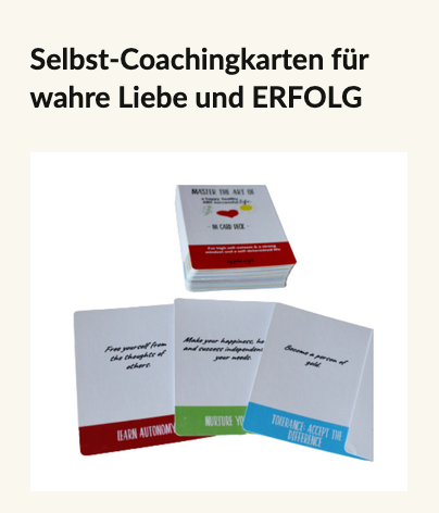 Selbst-Coachingkarten für wahre Liebe und ERFOLG INFP Hochsensibel Expat von Julia Noyel