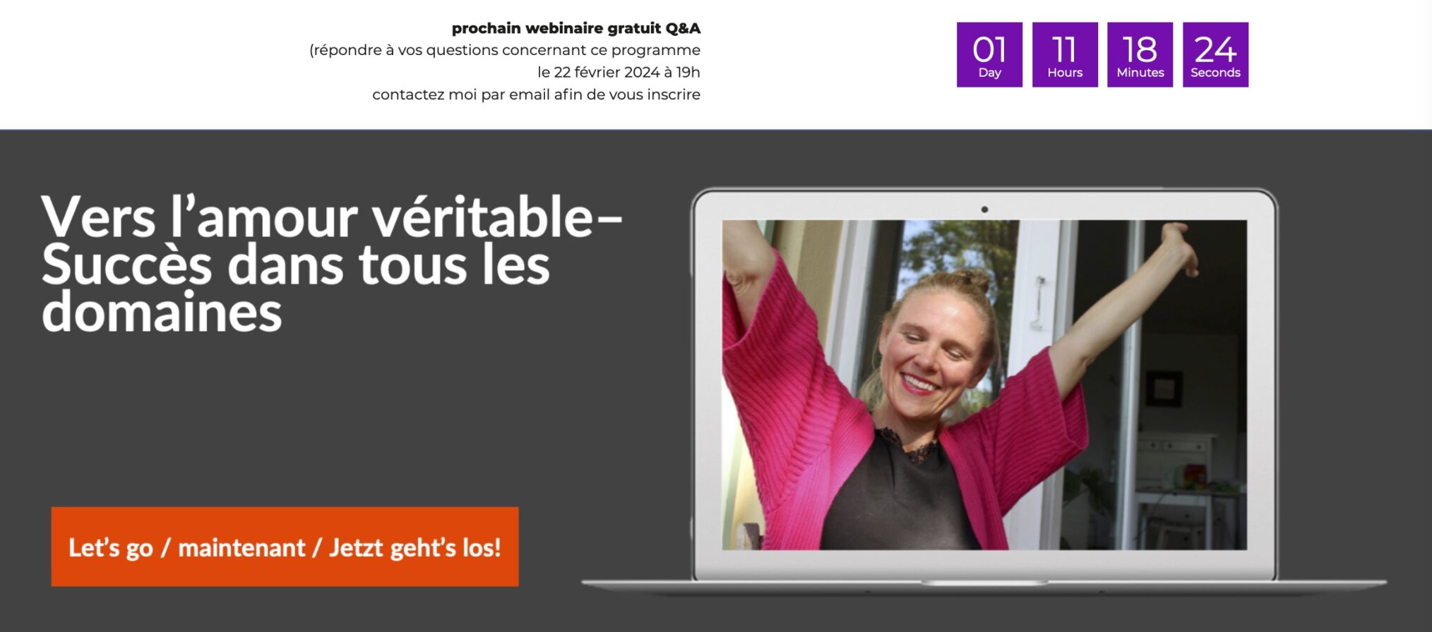 webinaire 5 étapes afin de créer une relation heureuse, ramener le véritable amour dans votre vie, succès dans tous les domaines de votre vie