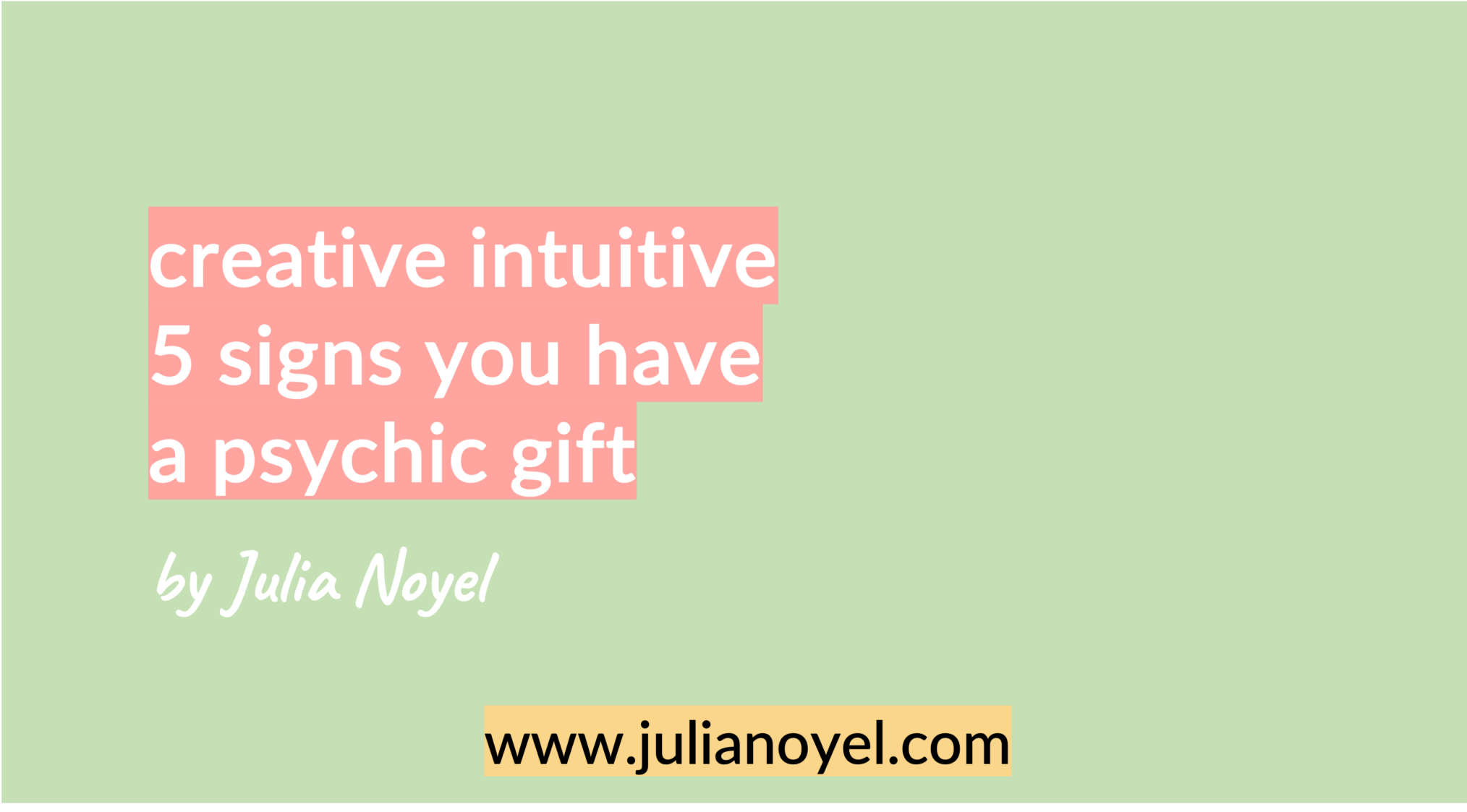 creative intuitive 5 signs you have a psychic gift