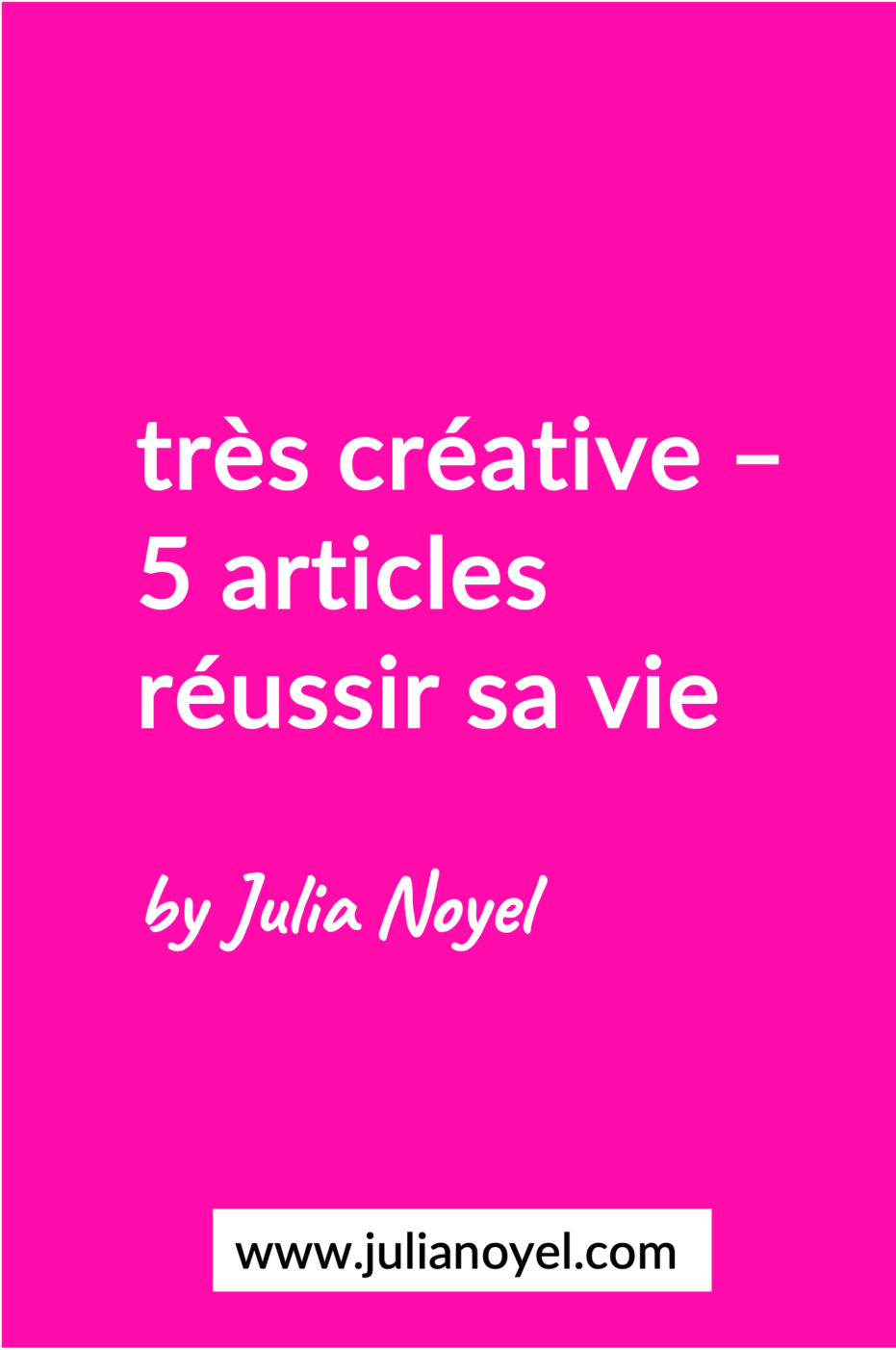 très créative – 5 articles ré