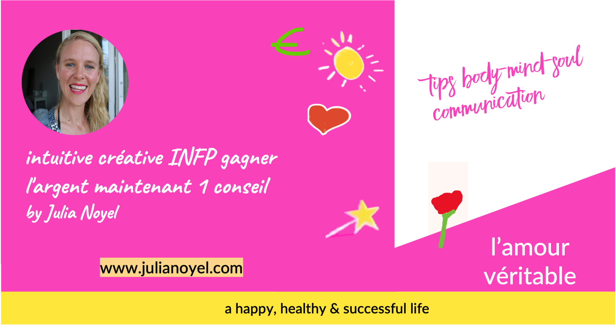 intuitive créative INFP gagner l'argent maintenant 1 conseil I intuitive insights by Julia Noyel