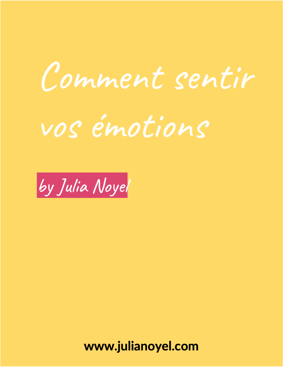 Comment sentir vos émotions INFP Empathe hypersensible by Julia Noyel